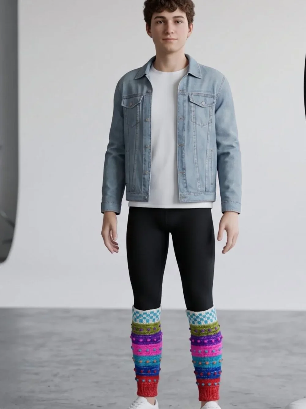 Handwoven Andean Booties, Multicolored, Warm Winter